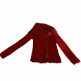 Отдается в дар Женский свитер красный 44-46 размера б/у