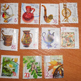 Отдается в дар марки с конвертов, стандарты Украины
