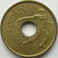 Отдается в дар монета Испании 25 песет