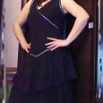 Отдается в дар Платье черное 46-48 размера