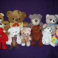 Отдается в дар Мягкие игрушки: медведи 11 штук