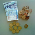 Отдается в дар Монеты и банкноты (Мальдивы, Корея)