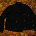 Отдается в дар чёрная мужская куртка-тренч на 48 размер