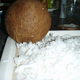 Отдается в дар Кокосовая мякоть из живого кокоса
