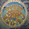 Отдается в дар Картина керамическая с аркаима «Гора Шаманка»