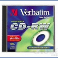 Отдается в дар Диск Verbatim 700MB CD-RW 2x-4x