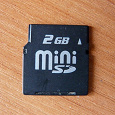 Отдается в дар Карта памяти Mini SD 2Gb