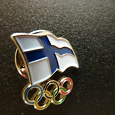 Отдается в дар значок олимпийский комитет Финляндии