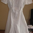 Отдается в дар Белое винтажное платье в ретро-стиле, новое,52 р-р