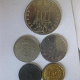 Отдается в дар 5 монет различных государств