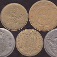 Отдается в дар Монеты Испании и Италии