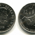 Отдается в дар Монета 25 центов 2008 год Канада