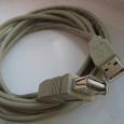 Отдается в дар Кабель-удлинитель USB длина 3 метра.