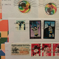 Отдается в дар Почтовые марки иностранные с конвертов
