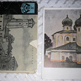 Отдается в дар Старый набор открыток «Памятники русского зодчества» 1964 год.
