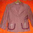 Отдается в дар Костюм женский (пиджак, юбка), размер 44-48