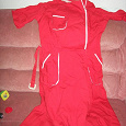 Отдается в дар Красное платье в спортивном стиле, размер 46-48