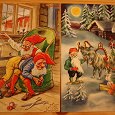 Отдается в дар Шведские новогодние открытки.