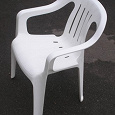 Отдается в дар Пластиковый стул