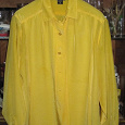 Отдается в дар Желтая шелковая блузка!