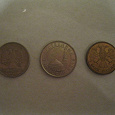 Отдается в дар Монеты: 1 рубль-1991г (Госбанк СССР); 1992г (Банк России); 1997г (Банк России).