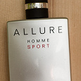 Отдается в дар Chanel Allure Homme Sport