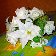 Отдается в дар Свадебный букет (искусственные цветы)