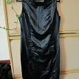 Отдается в дар Черное вечернее платье, размер 44-46, рост 165-170см.