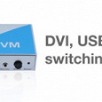 Отдается в дар DVI KVM 2x1 switcher