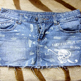 Отдается в дар Моя любимая джинсовая юбка