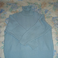 Отдается в дар Голубой свитер