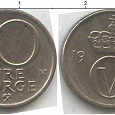 Отдается в дар монета 10 эре Норвегия 1986