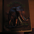 Отдается в дар Чеканка — Слон