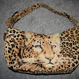 Отдается в дар Леопардовая сумка