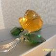 Отдается в дар сувенир «роза» из стекла