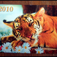 Отдается в дар Календарик с тигром