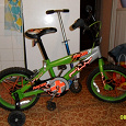 Отдается в дар Детский 4-х колесный велосипед