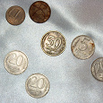 Отдается в дар Монеты советские рубли 1991-93гг.