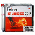 Отдается в дар Компакт диск CD-R 700мБ Mirex Хотлайн тонкие-слим-
