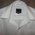 Отдается в дар Рубашка белая, ворот 41-42см., на рост 172-176см.