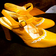 Отдается в дар туфли женские желтые