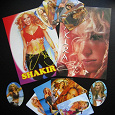 Отдается в дар Shakira — открытки, наклейки