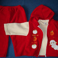Отдается в дар костюм детский красный на 1 год