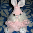 Отдается в дар розовый кролик