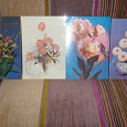 Отдается в дар открытки цветы разные