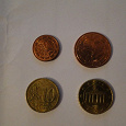 Отдается в дар Монетки из Германии (евроценты)