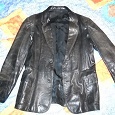 Отдается в дар Мужской кожаный пиджак, размер 44 — 46