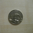Отдается в дар Монета (кроны)-номинал «5» из Чехии