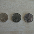 Отдается в дар Монеты (кроны)-номинал «1» из Чехии