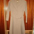 Отдается в дар Любителям ретро — габардиновое платье 1984 года.